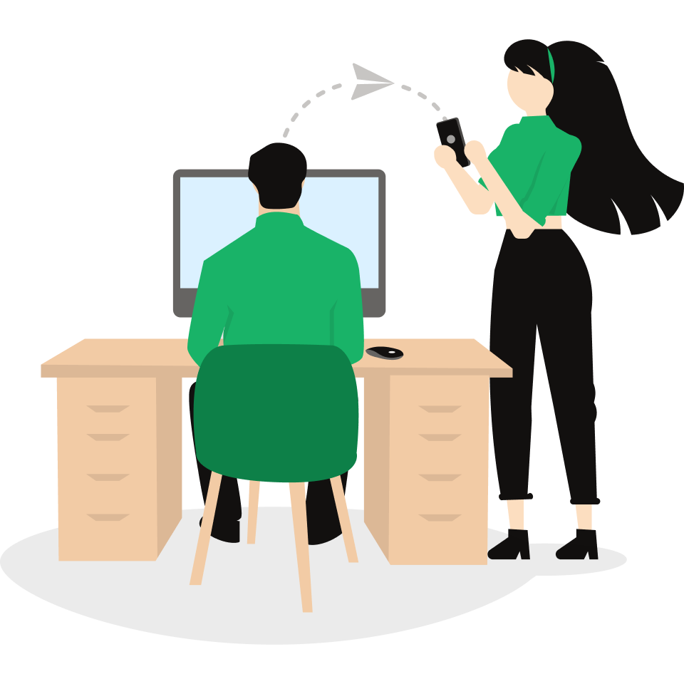 Quickly share apps<br />with teams